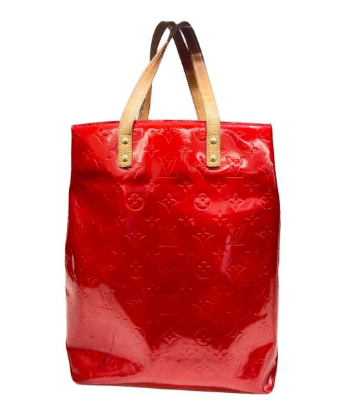 LOUIS VUITTON（ルイ ヴィトン）LOUIS VUITTON (ルイ ヴィトン) リードMMヴェルニエナメルトートバッグ ルージュ サイズ:MMの古着・服飾アイテム