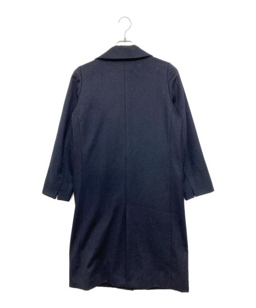 FRED PERRY（フレッドペリー）FRED PERRY (フレッドペリー) 裏チェックチェスターコート ネイビー サイズ:34の古着・服飾アイテム