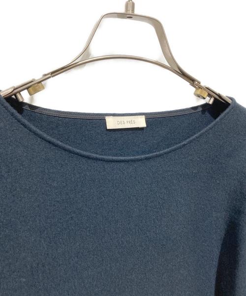DES PRES（デ プレ）DES PRES (デ プレ) ニットコンビネーション ボートネックプルオーバー ネイビー サイズ:FREEの古着・服飾アイテム