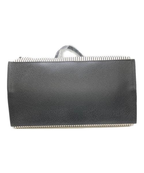 LONGCHAMP（ロンシャン）LONGCHAMP (ロンシャン) ロゾ エッセンシャル レイエ ストライプトートバッグ ホワイトの古着・服飾アイテム