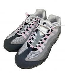 NIKE（ナイキ）の古着「AIR MAX 95 OG/OG BLACK/PINK FOAM-WHITE-REFLECT SILVER」｜ピンク×グレー