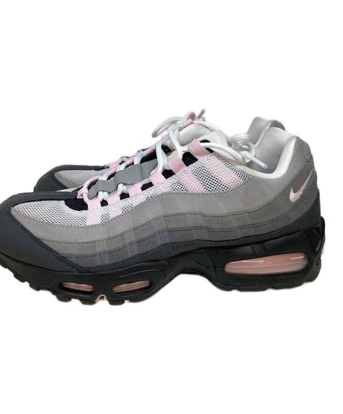 NIKE（ナイキ）NIKE (ナイキ) AIR MAX 95 OG/OG BLACK/PINK FOAM-WHITE-REFLECT SILVER ピンク×グレー サイズ:27.5の古着・服飾アイテム