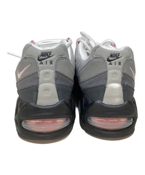 NIKE（ナイキ）NIKE (ナイキ) AIR MAX 95 OG/OG BLACK/PINK FOAM-WHITE-REFLECT SILVER ピンク×グレー サイズ:27.5の古着・服飾アイテム