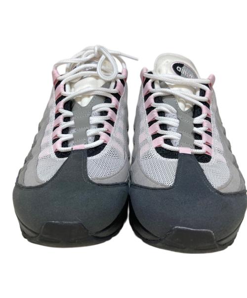 NIKE（ナイキ）NIKE (ナイキ) AIR MAX 95 OG/OG BLACK/PINK FOAM-WHITE-REFLECT SILVER ピンク×グレー サイズ:27.5の古着・服飾アイテム
