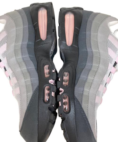 NIKE（ナイキ）NIKE (ナイキ) AIR MAX 95 OG/OG BLACK/PINK FOAM-WHITE-REFLECT SILVER ピンク×グレー サイズ:27.5の古着・服飾アイテム