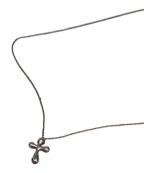 TIFFANY & Co.ティファニー）の古着「エルサ・ペレッティ ティアドロップ クロス ペンダント」｜シルバー