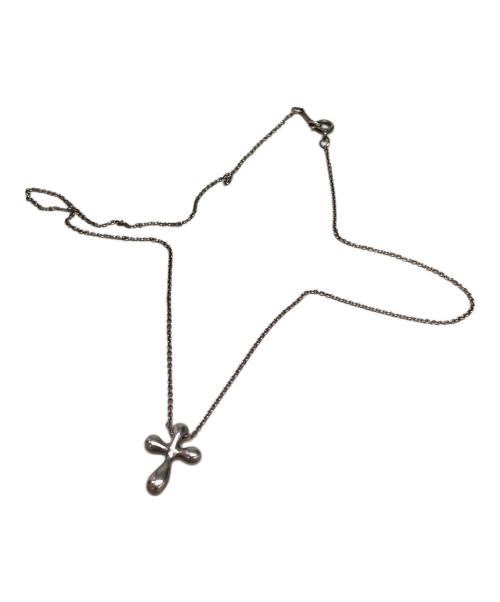TIFFANY & Co.（ティファニー）Tiffany & Co. (ティファニー) エルサ・ペレッティ ティアドロップ クロス ペンダント シルバーの古着・服飾アイテム