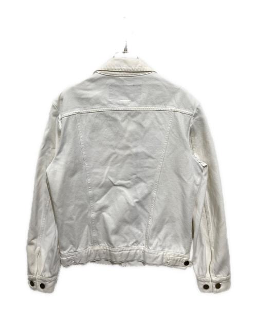 LOUIS VUITTON（ルイ ヴィトン）LOUIS VUITTON (ルイ ヴィトン) ホワイトデニムジャケット/トラッカージャケット ホワイト サイズ:46の古着・服飾アイテム