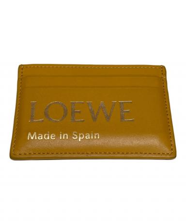 LOEWE イエロー ケース　本革シープスキン　新品未使用品 中古・古着通販】LOEWE (ロエベ) カードケース/EMBOSSED PLAIN