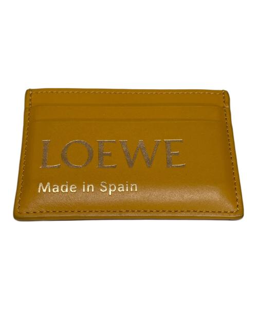 LOEWE（ロエベ）LOEWE (ロエベ) カードケース/EMBOSSED PLAIN イエローの古着・服飾アイテム
