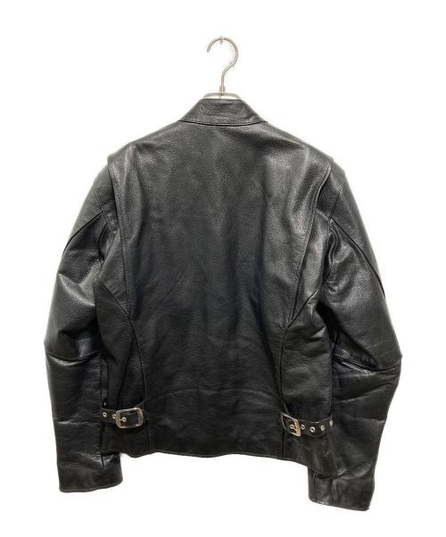 FREEDOM（フリーダム）freedom (フリーダム) シングルライダースジャケット ブラック サイズ:40の古着・服飾アイテム