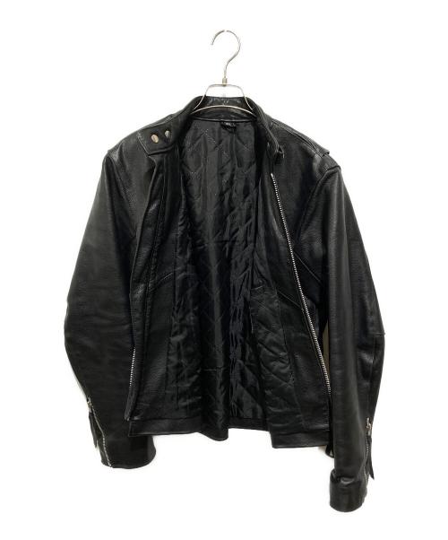 FREEDOM（フリーダム）freedom (フリーダム) シングルライダースジャケット ブラック サイズ:40の古着・服飾アイテム