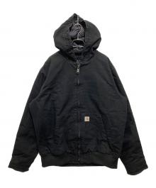 CarHartt（カーハート）の古着「ーズフィット ウォッシュドダック インサレーテッド アクティブジャケット」｜ブラック