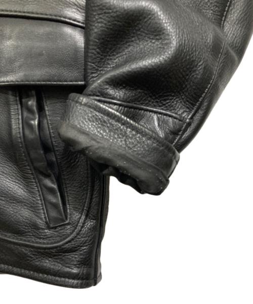 VANSON（バンソン）VANSON (バンソン) レザーカーコート ブラック サイズ:34の古着・服飾アイテム