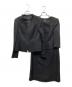 LANVIN NOIR（ランバン ノワール）の古着「ジオメトリックアンサンブル」｜ブラック