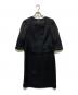 中古・古着 LANVIN NOIR (ランバン ノワール) ジオメトリックアンサンブル ブラック サイズ:40：20000円