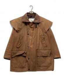 Barbour BACKHOUSE（バブアー）の古着「オイルドワックスストックマンズコート」｜ブラウン