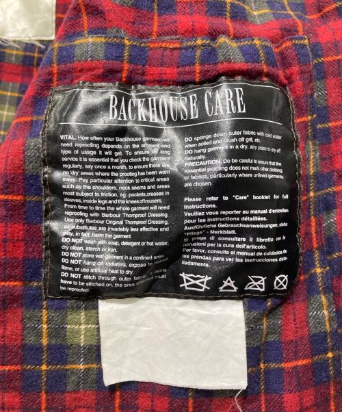 Barbour BACKHOUSE（バブアー）Barbour BACKHOUSE (バブアー) オイルドワックスストックマンズコート ブラウン サイズ:不明の古着・服飾アイテム