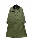 Barbour×URBAN RESEARCHバブアー×アーバンリサーチ）の古着「別注コーデュロイ襟トレンチコート」｜グリーン