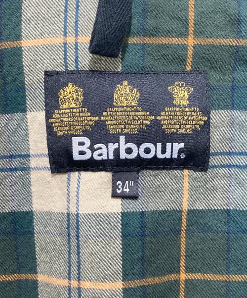 Barbour（バブアー）Barbour (バブアー) URBAN RESEARCH (アーバンリサーチ) 別注コーデュロイ襟トレンチコート グリーン サイズ:34の古着・服飾アイテム