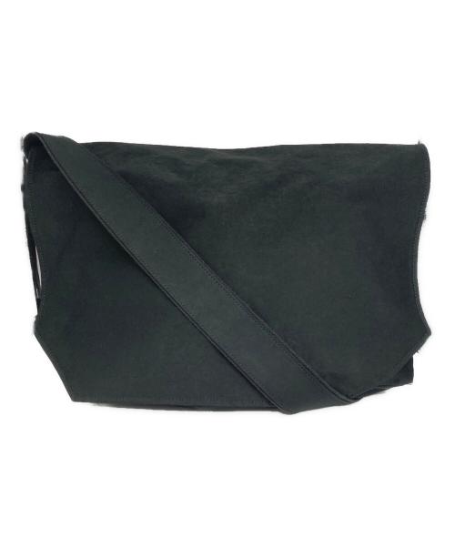 HENDER SCHEME（エンダースキーマ）HENDER SCHEME (エンダースキーマ) フラップ ビッグ ショルダーバッグ ブラックの古着・服飾アイテム