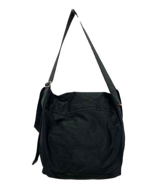HENDER SCHEME（エンダースキーマ）HENDER SCHEME (エンダースキーマ) フラップ ビッグ ショルダーバッグ ブラックの古着・服飾アイテム