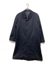 PIERRE BALMAIN（ピエール バルマン）の古着「比翼カシミヤコート」｜ネイビー