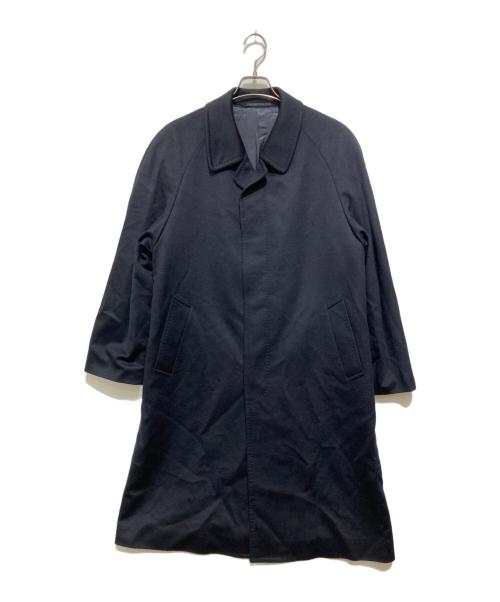 PIERRE BALMAIN（ピエール バルマン）PIERRE BALMAIN (ピエール バルマン) 比翼カシミヤコート ネイビー サイズ:Lの古着・服飾アイテム