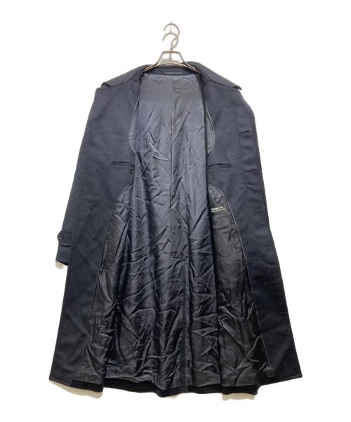 PIERRE BALMAIN（ピエール バルマン）PIERRE BALMAIN (ピエール バルマン) 比翼カシミヤコート ネイビー サイズ:Lの古着・服飾アイテム