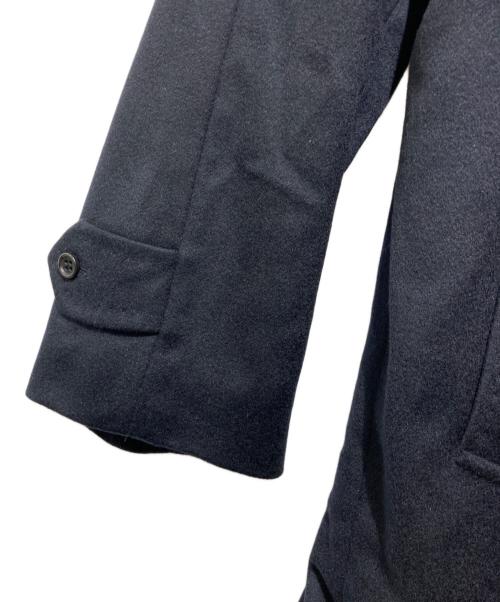 PIERRE BALMAIN（ピエール バルマン）PIERRE BALMAIN (ピエール バルマン) 比翼カシミヤコート ネイビー サイズ:Lの古着・服飾アイテム