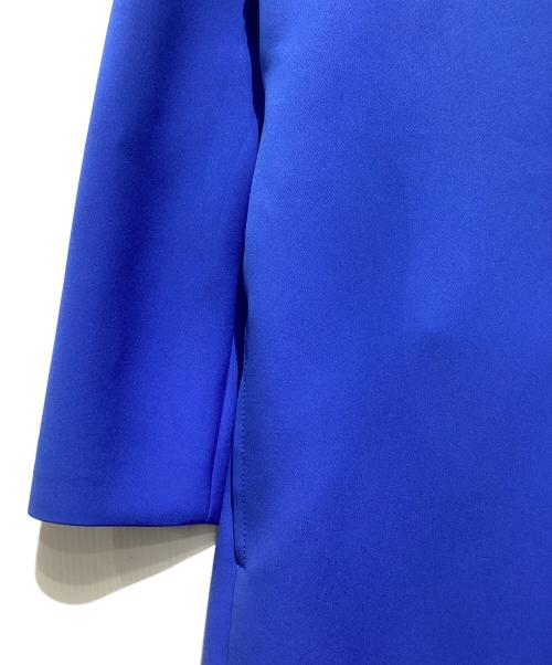 VERMEIL par iena（ヴェルメイユ パー イエナ）VERMEIL par iena (ヴェルメイユ パー イエナ) ノーカラーコート ブルー サイズ:36 未使用品の古着・服飾アイテム