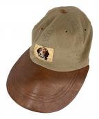 RRLダブルアールエル）の古着「90s Dog Patch Cap/ドッグパッチキャップ」｜ベージュ