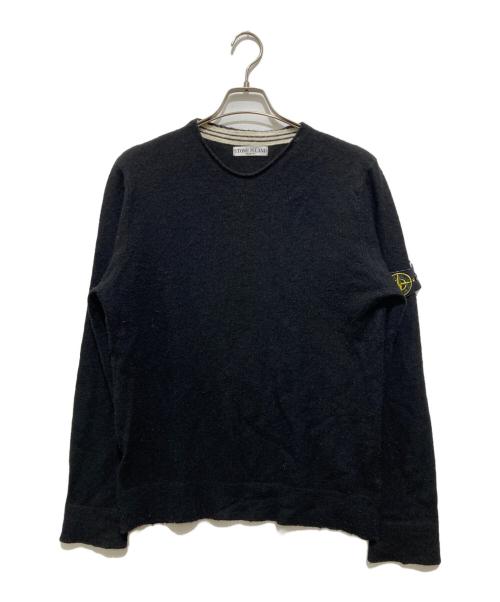 STONE ISLAND（ストーンアイランド）STONE ISLAND (ストーンアイランド) ロールネックニット ブラック サイズ:Lの古着・服飾アイテム