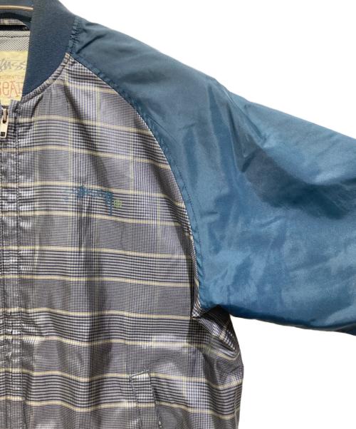 stussy（ステューシー）stussy (ステューシー) ナイロンブルゾン ネイビー サイズ:Sの古着・服飾アイテム