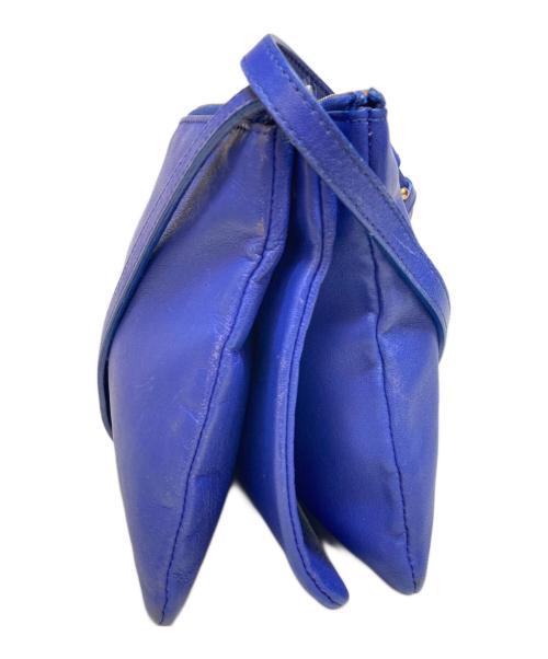 CELINE（セリーヌ）CELINE (セリーヌ) トリオショルダーバッグ ブルーの古着・服飾アイテム