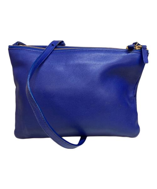 CELINE（セリーヌ）CELINE (セリーヌ) トリオショルダーバッグ ブルーの古着・服飾アイテム