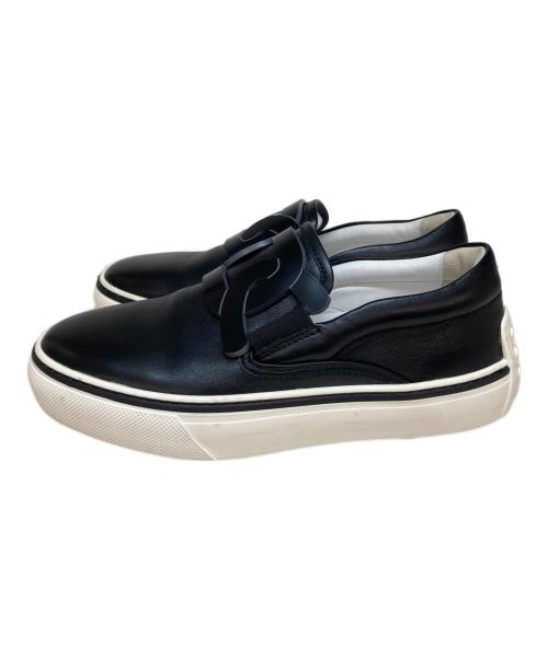 TOD'S（トッズ）TOD'S (トッズ) スリッポン ブラック サイズ:351/2の古着・服飾アイテム