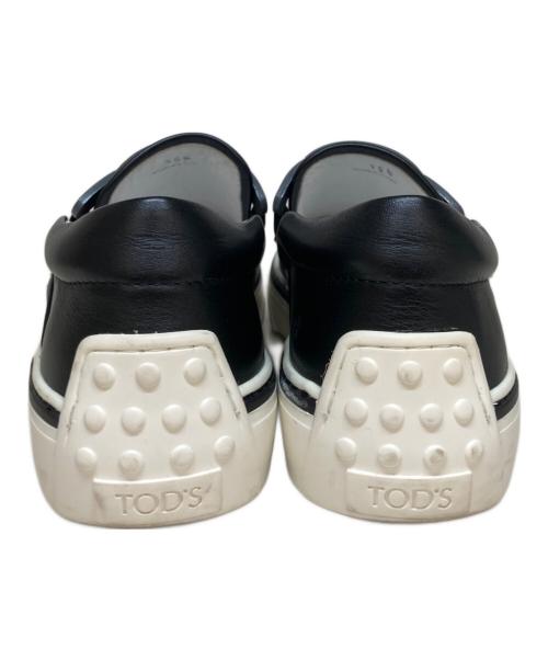 TOD'S（トッズ）TOD'S (トッズ) スリッポン ブラック サイズ:351/2の古着・服飾アイテム