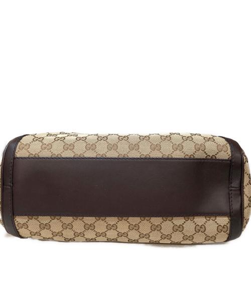 GUCCI（グッチ）GUCCI (グッチ) GGキャンバスワンショルダーバッグ ブラウンの古着・服飾アイテム
