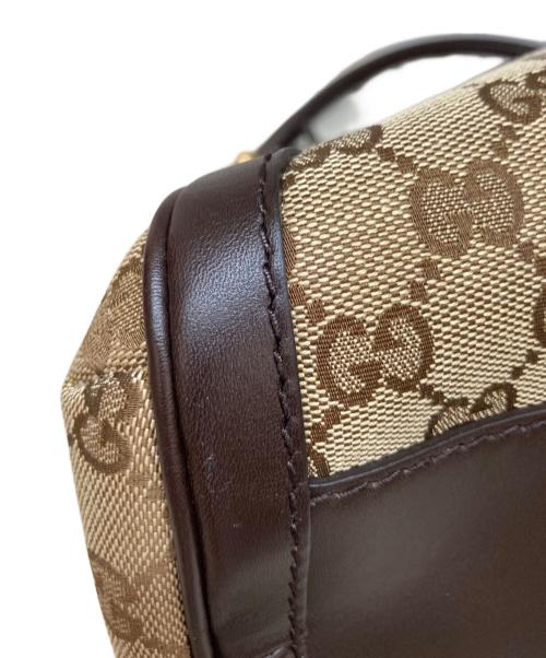 GUCCI（グッチ）GUCCI (グッチ) GGキャンバスワンショルダーバッグ ブラウンの古着・服飾アイテム