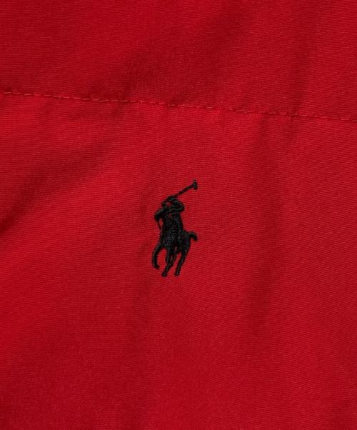 POLO RALPH LAUREN（ポロ・ラルフローレン）POLO RALPH LAUREN (ポロ・ラルフローレン) リバーシブルダウンジャケット レッド×ブラック サイズ:Mの古着・服飾アイテム
