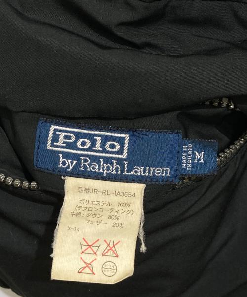 POLO RALPH LAUREN（ポロ・ラルフローレン）POLO RALPH LAUREN (ポロ・ラルフローレン) リバーシブルダウンジャケット レッド×ブラック サイズ:Mの古着・服飾アイテム