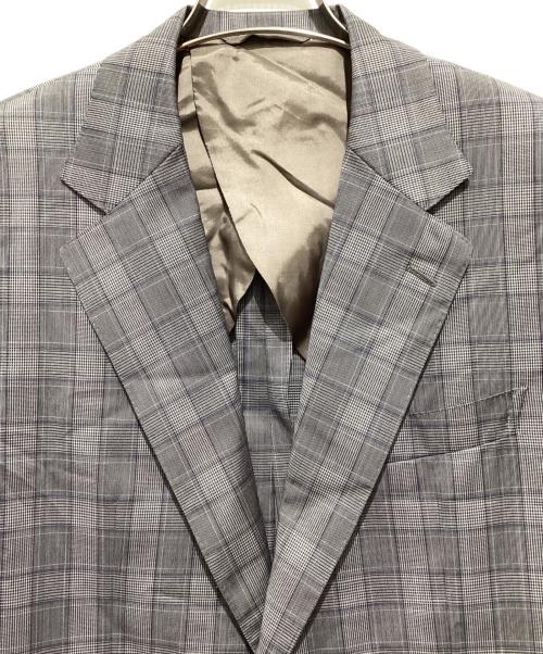 五大陸（ゴタイリク）五大陸 (ゴタイリク) チェック2Bスーツ グレー サイズ:34L(AB4)の古着・服飾アイテム