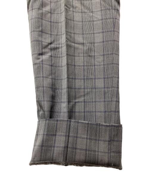 五大陸（ゴタイリク）五大陸 (ゴタイリク) チェック2Bスーツ グレー サイズ:34L(AB4)の古着・服飾アイテム