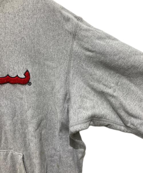 SUPREME（シュプリーム）Supreme (シュプリーム) 21FWアラビックロゴフーデッドスウェットシャツ グレー サイズ:Largeの古着・服飾アイテム