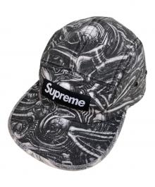 SUPREME（シュプリーム）の古着「エイチ・アール・ギーガー キャンプ キャップ」｜グレー×ブラック