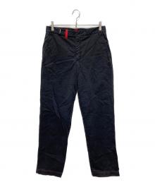 PRADA SPORTS（プラダスポーツ）の古着「レッドステッチコットンパンツ」｜ブラック