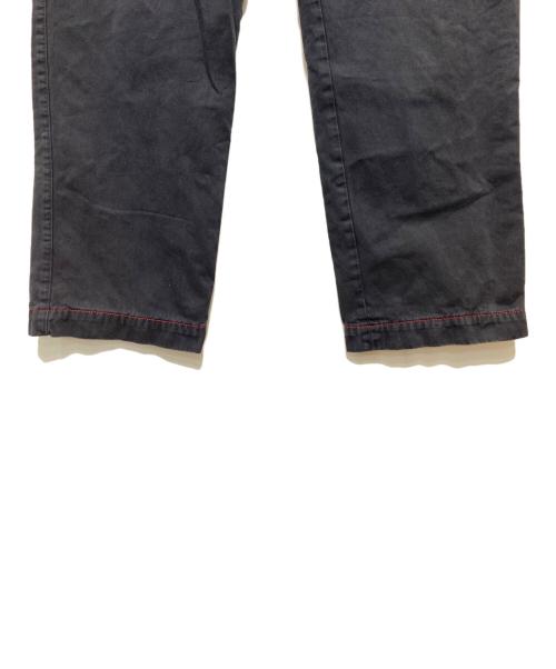 PRADA SPORTS（プラダスポーツ）PRADA SPORTS (プラダスポーツ) レッドステッチコットンパンツ ブラック サイズ:48の古着・服飾アイテム