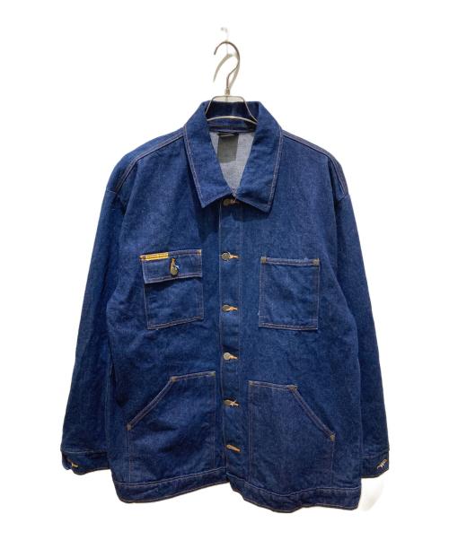 prison blue（プリズンブルー）Prison blue (プリズンブルー) ヤードコート カバーオール ジャケット インディゴ サイズ:3の古着・服飾アイテム