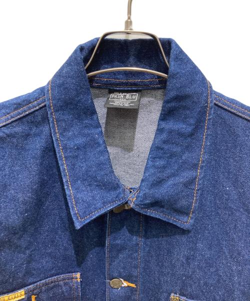 prison blue（プリズンブルー）Prison blue (プリズンブルー) ヤードコート カバーオール ジャケット インディゴ サイズ:3の古着・服飾アイテム
